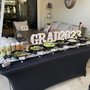 Grad Party Setup
