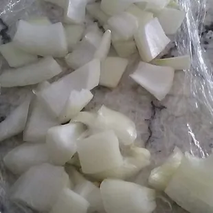 The onion looks like it was chopped with their teeth honestly. Disappointed.