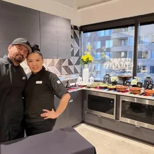 Connie &amp; Jorge at your service!