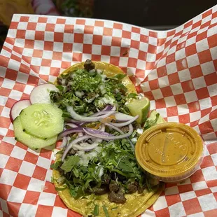 Carne asada tacos