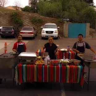 Our crew ready to serve our heavenly food at Aldridge Pite LLP