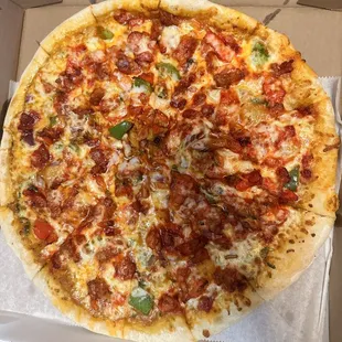 Chicken tandoori pizza