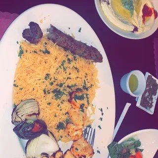 Chicken Shish Tawook Platter