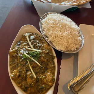 Chicken saag