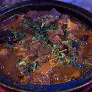 Honey & Stonefruit Lamb Tagine