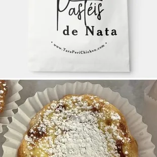 We make natas! Pastel de Nata (Pastéis de Nata) is a creamy Portuguese tartlet. Ours are handmade with a super-flaky butter crust.