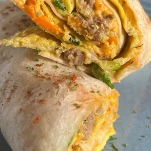 Ugandan Rolex (roll eggs)