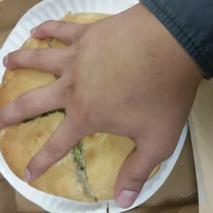 The Lomito sandwich...it was the size of my hand! The meat was very well seasoned and had a lot of flavor. Def recommend!