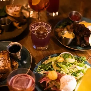 Brunch entrees available Saturday and Sunday during our boozy bottomless brunch!