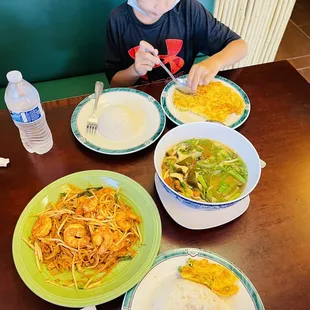 24. Pad Thai * Chicken in herbs broth