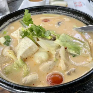 Tom Kha with tofu - excellent!