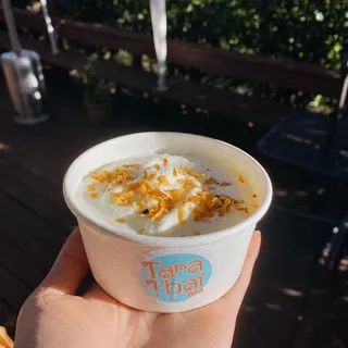 Home-made Coconut Ice Cream