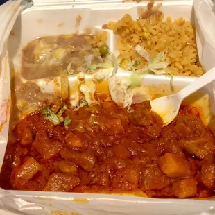 Chile Rojo plate.