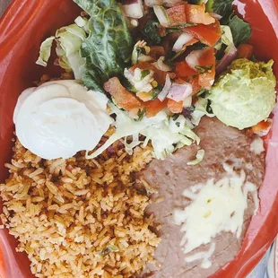 a plate of food