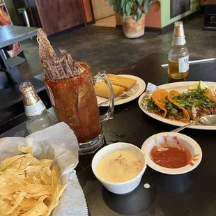 plates of food on a table