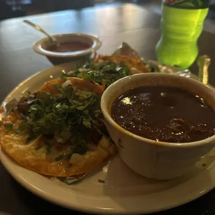Best Consome and 4 Birria Tacos I've had