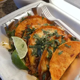 4 Birria Tacos  Consome