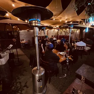 The back patio... what a great little dinner date spot complete with live music!