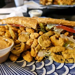 Po-boy with fried Oyster