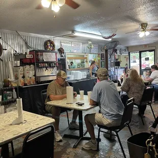Locals enjoying lunch.
