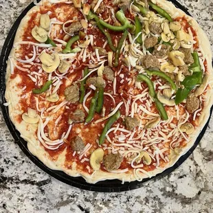 Take and bake 3 toppings