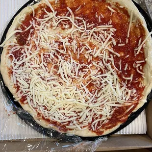 Take and bake cheese