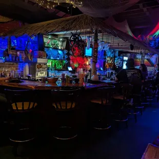 The bar is simple, yet delightfully eccentric.