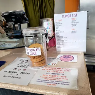 Flavor list changes all the time, depending on what ingredients are available locally.