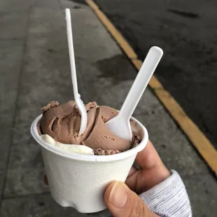 Chocolate and coconut