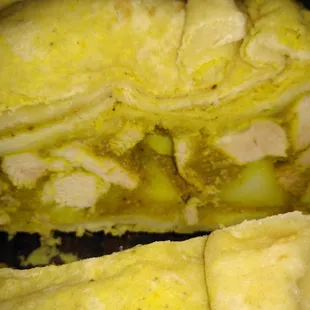 Undercooked curry chicken