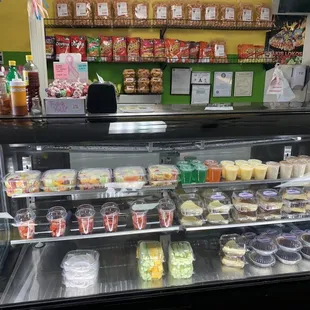 a refrigerated display case