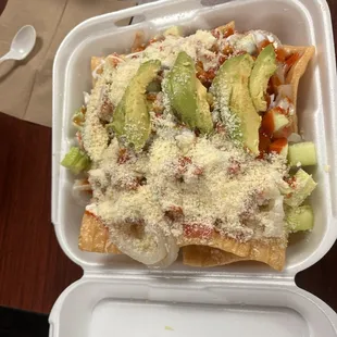 nachos, food