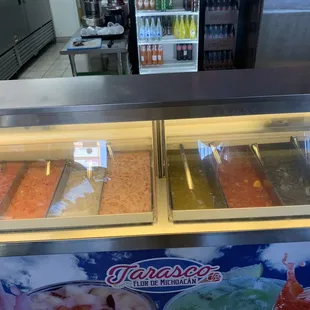 sushi and sashimi, interior