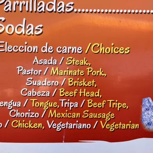 2/11/2022 close up of meat choices