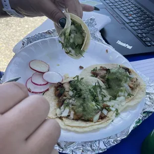 chicken tacos