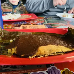 tamal oaxaqueño roja