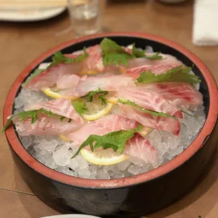 Red Snapper Sashimi