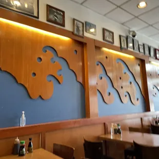 interior, sushi and sashimi