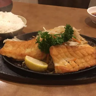 Sizzling Fish Plates