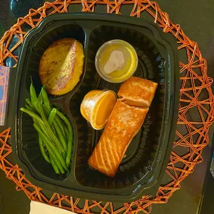 take out - seared salmon