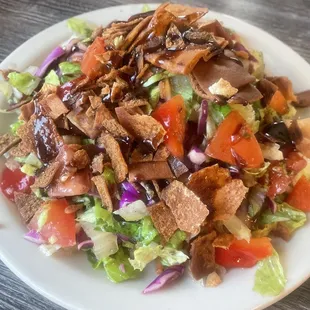 Fattoush salad. Awesome dressing