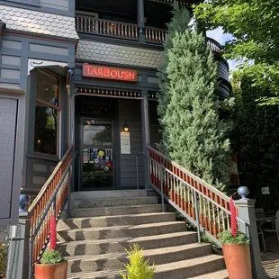the entrance