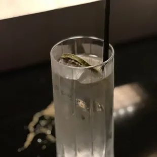 Coconut Washed Vodka Soda - low sugar, but SOooo good!