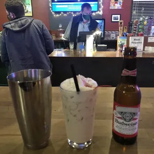 Pat&apos;s whiskey milkshake