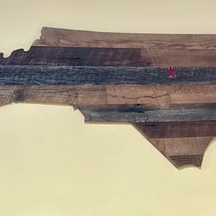 Art inside restaurant