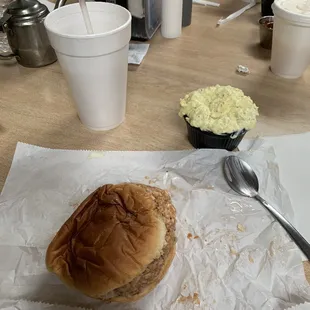 Chopped BBQ Sandwich