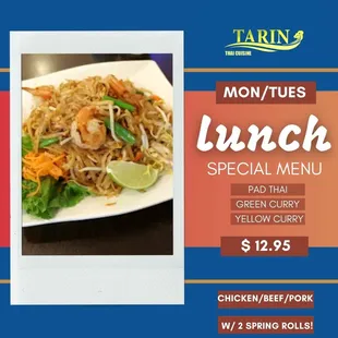 We're answering your call. Something quick, tasty, and easy during your workday. Come and join us for lunch!