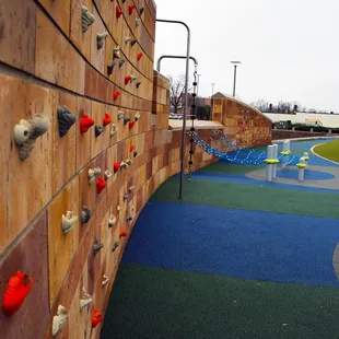 Rock Climbing Wall at Tarkington Park