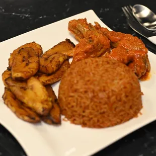 Jollof Rice With Chicken