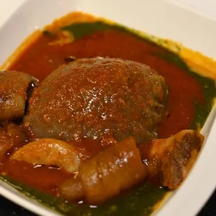 Amala Gbegiri And Ewedu